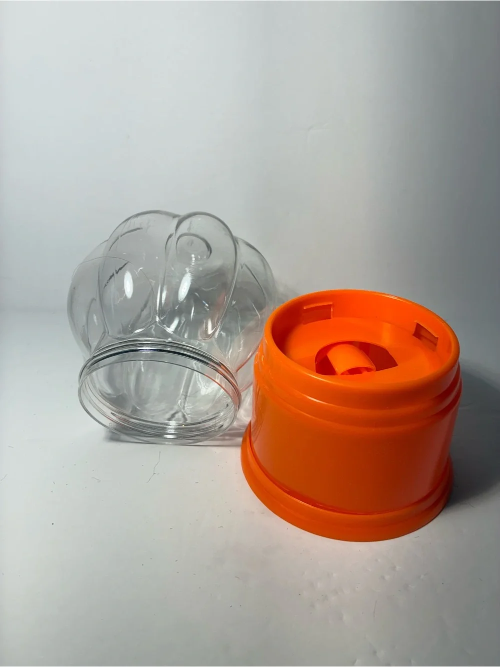 Halloween Pumpkin Candy Dispensers Set of 12 Orange Plastic Gumball Machines Par